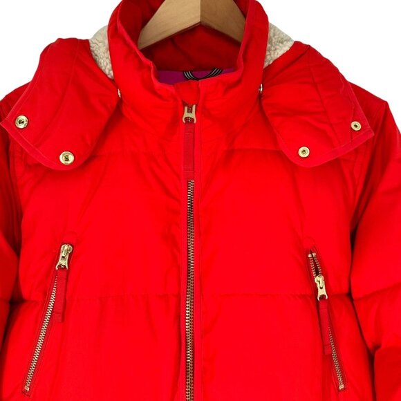 J.Crew Chateau Puffer Jacket Primaloft in Bright Cerise Size M #AF012 - Picture 6 of 9